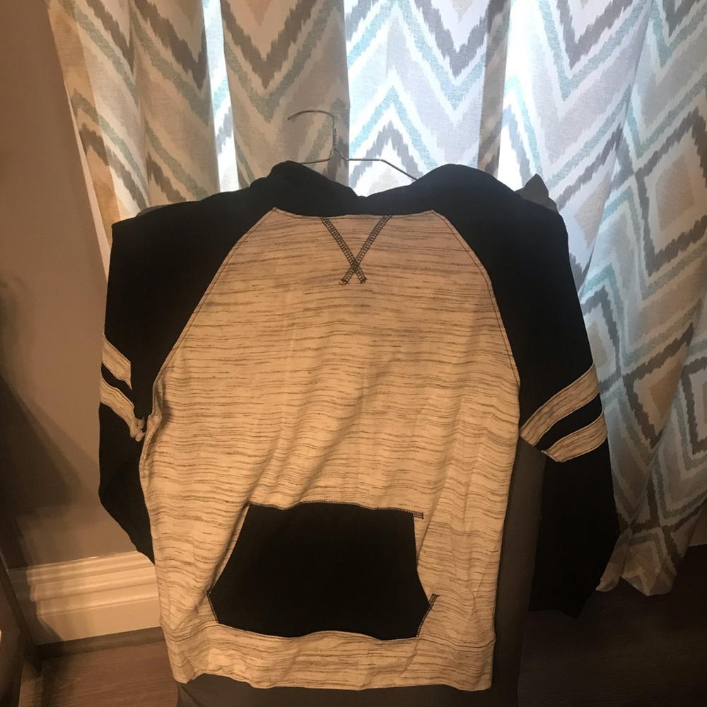 Boys long sleeve hooded shirt